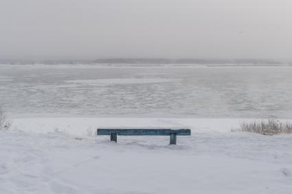 Красноярский край, Лесосибирск. Вид на Енисей.