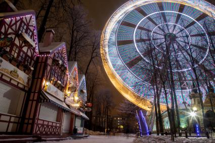 Пермь. Новогодняя иллюминация  в городе.