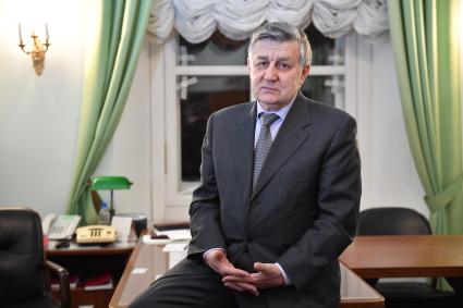 Москва. Главный ученый секретарь президиума РАН Николай Долгушкин.