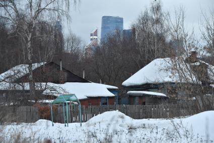 Москва. Вид на деревню Терехово - последнюю деревню в пределах МКАД.