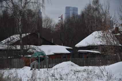 Москва. Вид на деревню Терехово - последнюю деревню в пределах МКАД.