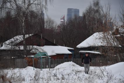 Москва. Вид на деревню Терехово - последнюю деревню в пределах МКАД.