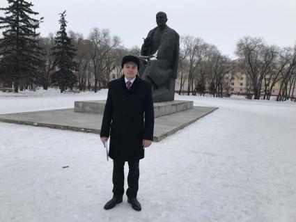 Республика Хакасия, Абакан. Глава Республики Хакасия Валентин Коновалов.