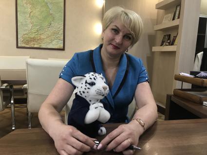 Республика Хакасия, Абакан. Министр финансов Хакасии Ирина Войнова.