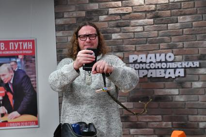 Москва. Предприниматель и экс-застройщик Сергей Полонский на радио `Комсомольская правда`.