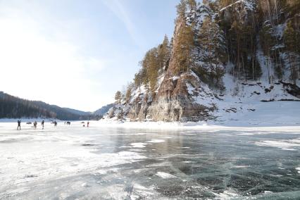 Красноярский край. Красноярское водохранилище.