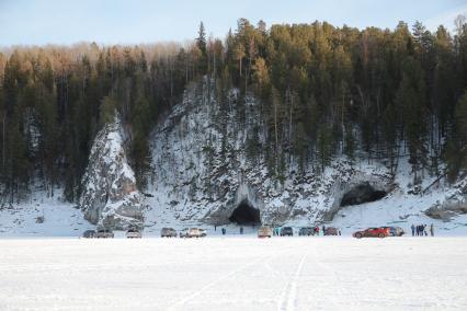 Красноярский край. На  Красноярском водохранилище.