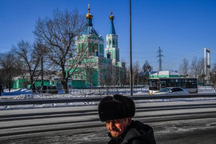 Казахстан, Семей (Семипалатинск). Вид на Воскресенский Собор.