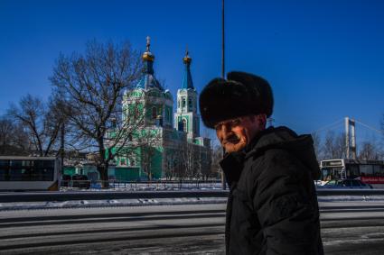 Казахстан, Семей (Семипалатинск). Вид на Воскресенский Собор.