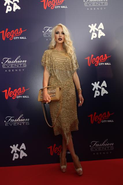 Диск319. Концертный зал VEGAS CITY HALL. Премия FASHION PEOPLE AWARDS 2017. На снимке: супруга футболиста Павла Погребняка, дизайнер Мария