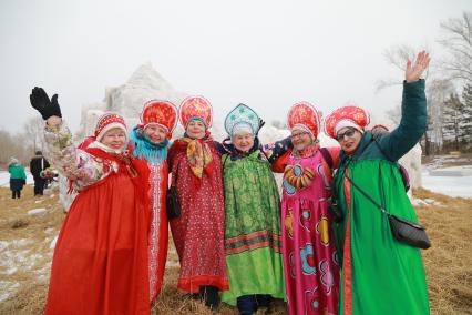 Красноярск. Во время масленичных гуляний.