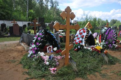 Москва. Похороны школьников, которые погибли во время сплава по Сямозеру в Карелии.