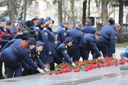 Ставрополь.  Во время акции `Дорога Памяти`, приуроченной к 74-й годовщине Победы в Великой Отечественной войне.