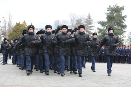 Ставрополь.  Во время акции `Дорога Памяти`, приуроченной к 74-й годовщине Победы в Великой Отечественной войне.