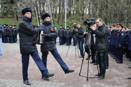 Ставрополь.  Во время акции `Дорога Памяти`, приуроченной к 74-й годовщине Победы в Великой Отечественной войне.