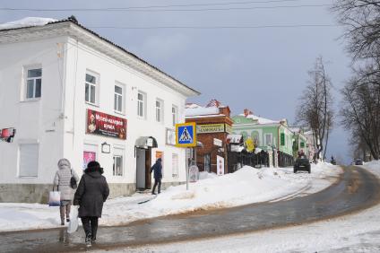 Ярославская область, Углич. На одной из улиц города.