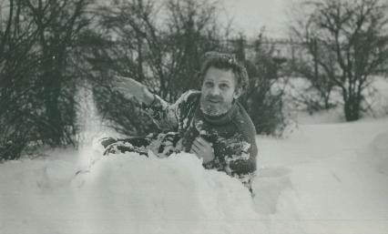 Красноярск.   Актер Иннокентий Смоктуновский.
Фото из семейного архива.