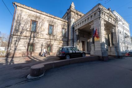 Москва. Вид на особняк, принадлежавший золотопромышленнику Николаю Стахееву на Новой Басманной улице.