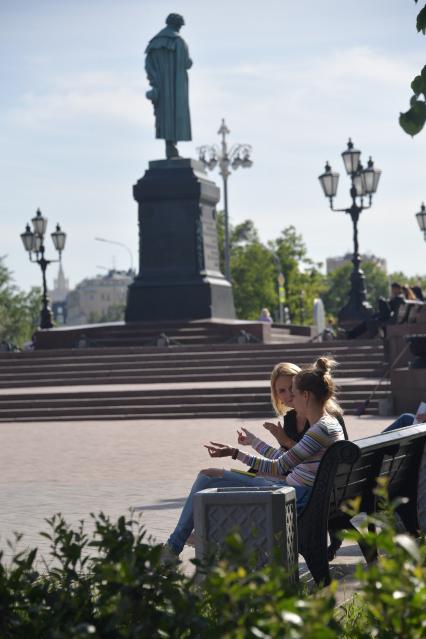 Москва.  Памятник Александру Пушкину.