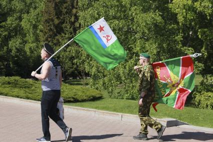 Барнаул. Во время празднования Дня пограничника.