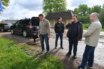 Великий Новгород.  Губернатор Новгородской области Андрей Никитин.