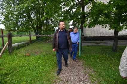 Великий Новгород.  Губернатор Новгородской области Андрей Никитин.