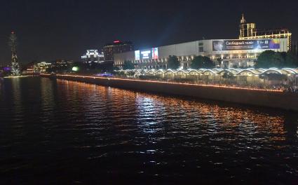 Москва. Во время патриотической акции`Линия памяти`на Крымской набережной  в парке `Музеон`.