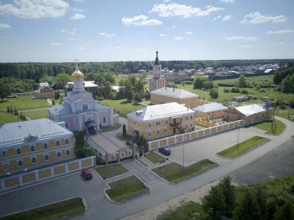 Московская область, Новофедоровское. Вид сверху на Троице-Одигитриевскую  Зосимову пустынь.