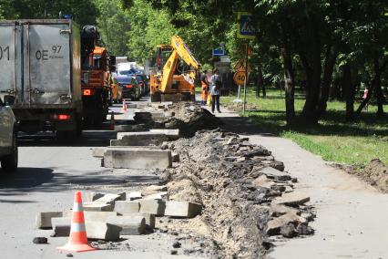 Диск 337. Замена бордюров в Москве