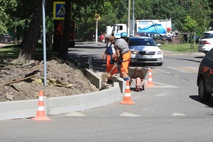 Диск 337. Замена бордюров в Москве