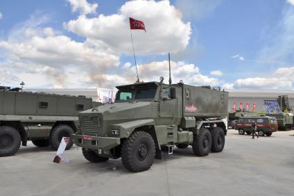 Московская область, Кубинка. Урал-63095 `Тайфун-У`на международном военно-техническом форуме (МВТФ) `Армия-2019` в парке `Патриот`.
