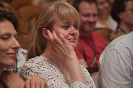 Сочи. Актриса Анна Михалкова во время 30-го российского Открытого кинофестиваля `Кинотавр`.