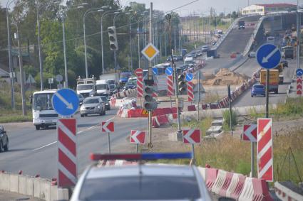 Санкт-Петербург.  Участок Западного скоростного диаметра.