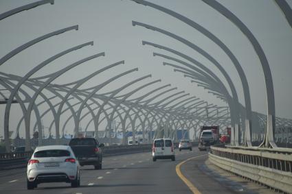 Санкт-Петербург.  Участок Западного скоростного диаметра.