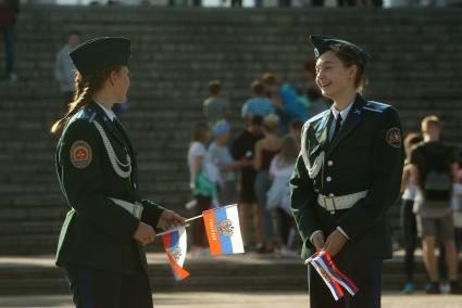 Екатеринбург. Празднование дня флага России