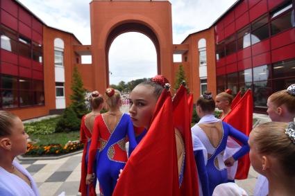 Москва. Выступление спортивных коллективов в Детском Черкизовском парке.