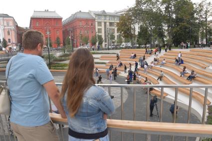 Москва. Вид на атриум у стен Политехнического музея.