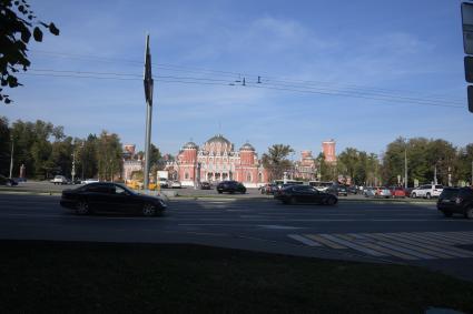 Москва. Вид на Пертровский Путевой дворец.