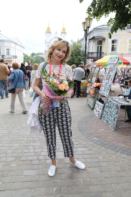 Диск342. 28-й Международный фестиваль искусств СЛАВЯНСКИЙ БАЗАР. Витебск. 2019. На снимке: актриса Ольга Прокофьева