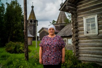 Архангельская область, Кенозерский национальный парк. Хозяйка гостевого  дома.