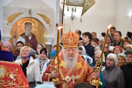 Московская область.  Во время VIII Елисаветинского крестного хода из села Ильинское в село Усово, посвященного 155-летию со дня рождения святой преподобной мученицы Великой княгини Елисаветы Федоровны.