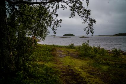 Республика Карелия, Пегрема. Вид на Онежское озеро.