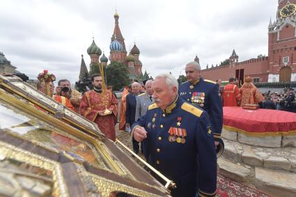 Москва. Во время  празднования Дня Воздушно-десантных войск .