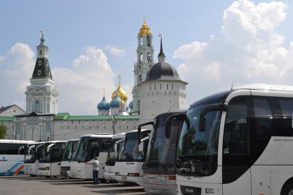 Московская область, Сергиев Посад. Вид на Троице-Сергиеву лавру.