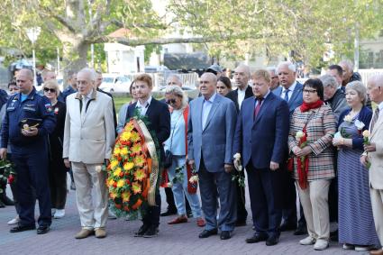 Диск350. Севастополь. XV Международный фестиваль документальных фильмов и телевизионных программ ПОБЕДИЛИ ВМЕСТЕ. 2019. На снимке: режиссер Владимир Меньшов (в центре)