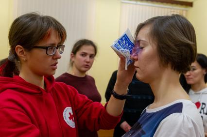 Санкт-Петербург.  Центр по обучению добровольцев первой помощи Санкт-Петербургского отделения Российского Красного Креста.