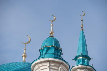Казань. Вид на мечеть Кул-Шариф на территории Казанского Кремля.