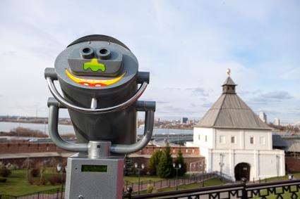 Казань. Смотровая площадка на территории Казанского Кремля.