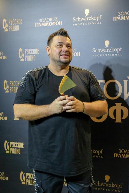 Санкт-Петербург. Солист группы `Руки Вверх` Сергей Жуков на церемонии вручения национальной музыкальной премии `Золотой граммофон-2019`.