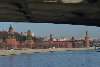 Москва. Вид на Московский Кремль.